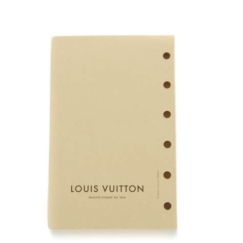 louis vuitton writing folder|louis vuitton refill ring.